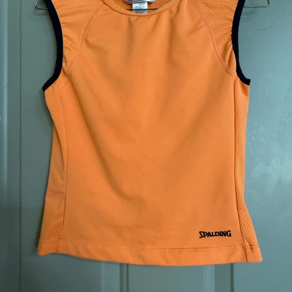Spalding Activewear Orange Top